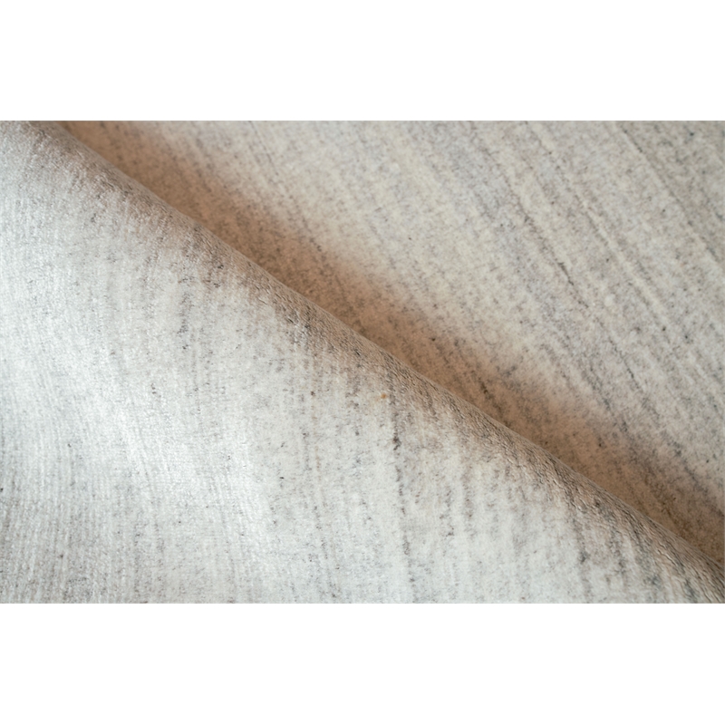Ambrose Hand-Tufted Wool/Bamboo Silk Ivory/Gray 9'x12' Area Rug