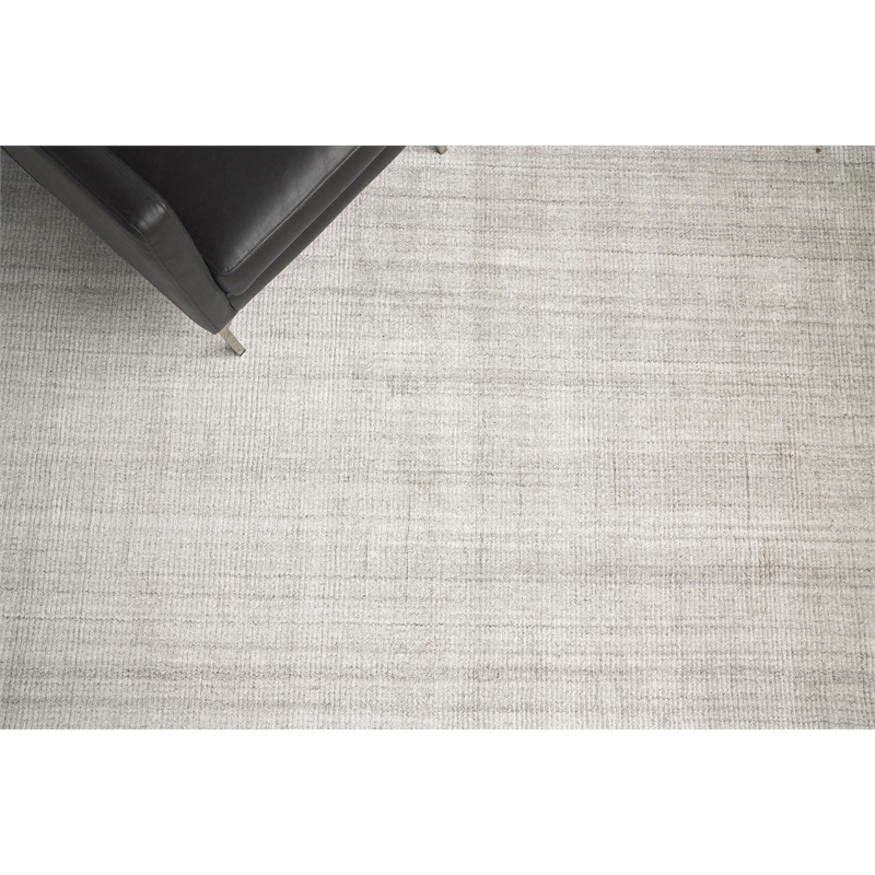 Ambrose Hand-Tufted Wool/Bamboo Silk Gray 9'x12' Area Rug