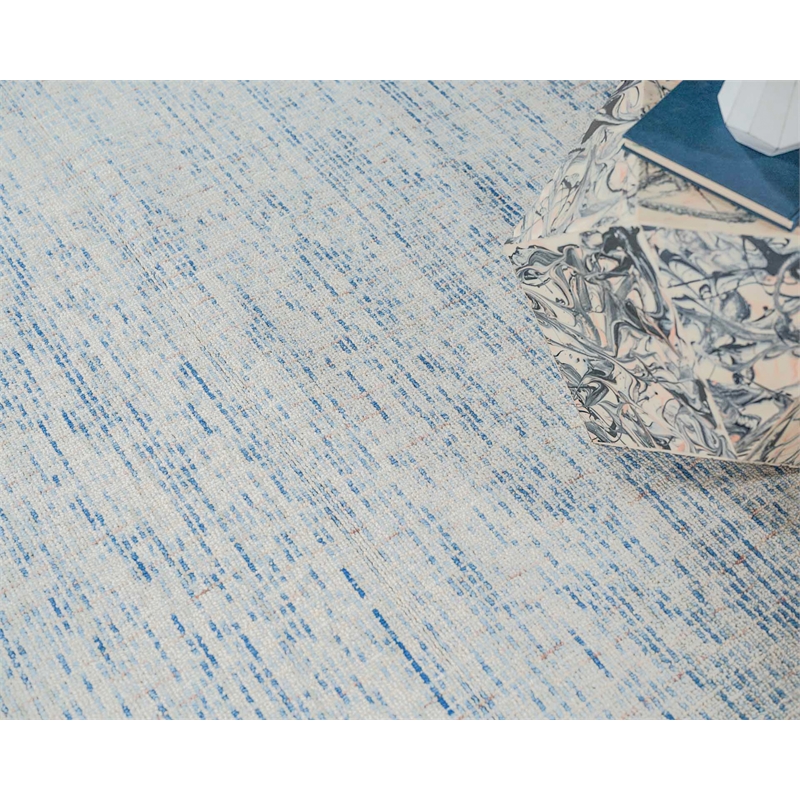 Andora Hand-Tufted New Zealand Wool Blue/Ivory 14'x18' Area Rug