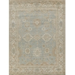 Antique Weave Oushak Hand-Knotted Wool Light Blue/Ivory 8'x10' Area Rug