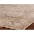 Antique Weave Oushak Hand-Knotted New Zealand Wool Ivory/Multi 8'x10' Area Rug