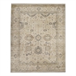 Antique Weave Oushak Hand-Knotted New Zealand Wool Ivory/Multi 8'x10' Area Rug