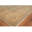 Antique Weave Oushak Hand-Knotted Wool Light Blue/Gold 14'x18' Area Rug