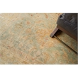Antique Weave Oushak Hand-Knotted Wool Light Blue/Gold 14'x18' Area Rug