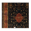 Antique Weave Sarouk Hand-Knotted New Zealand Wool Navy 8'x8' Round Area Rug