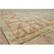 Antique Weave Oushak Hand-Knotted Wool Gray/Light Brown 12'x15' Area Rug