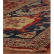 Antique Weave Hand-Knotted New Zealand Wool Red 8'x10' Area Rug