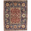 Antique Weave Hand-Knotted New Zealand Wool Red 8'x10' Area Rug