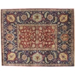 Antique Weave Hand-Knotted New Zealand Wool Red 8'x10' Area Rug