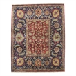 Antique Weave Hand-Knotted New Zealand Wool Red 8'x10' Area Rug