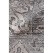 Antique Weave Bamboo Hand-Knotted Bamboo Silk Ivory/Silver 6'x9' Area Rug