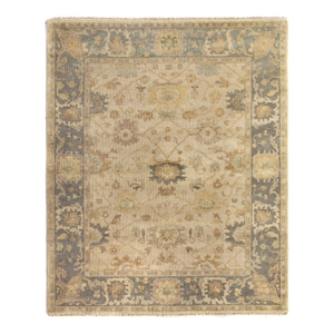 Antique Weave Oushak Hand-Knotted New Zealand Wool Beige/Gray 14'x18' Area Rug