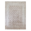 Antique Weave Bamboo Hand-Knotted Bamboo Silk Beige 9'x12' Area Rug