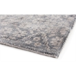 Antique Weave Bamboo Hand-Knotted Bamboo Silk Gray 6'x9' Area Rug