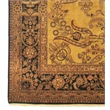 Antique Weave Mohajeran Hand-Knotted Wool Gold/Black 15'x20' Area Rug