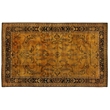 Antique Weave Mohajeran Hand-Knotted Wool Gold/Black 3'x20'6