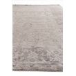 Antique'D Silk Hand-Knotted Bamboo Silk Ivory/Silver 10'x14' Area Rug