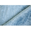 Antique'D Silk Hand-Knotted Bamboo Silk Blue 10'x14' Area Rug