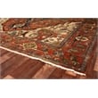 Antique Weave Serapi Hand-Knotted New Zealand Wool Rust/Ivory 12'x18' Area Rug