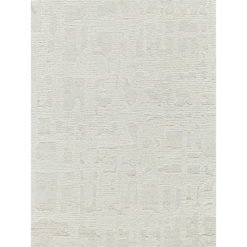 Aspen Hand-Tufted New Zealand Wool Silver/Ivory 9'x12' Area Rug