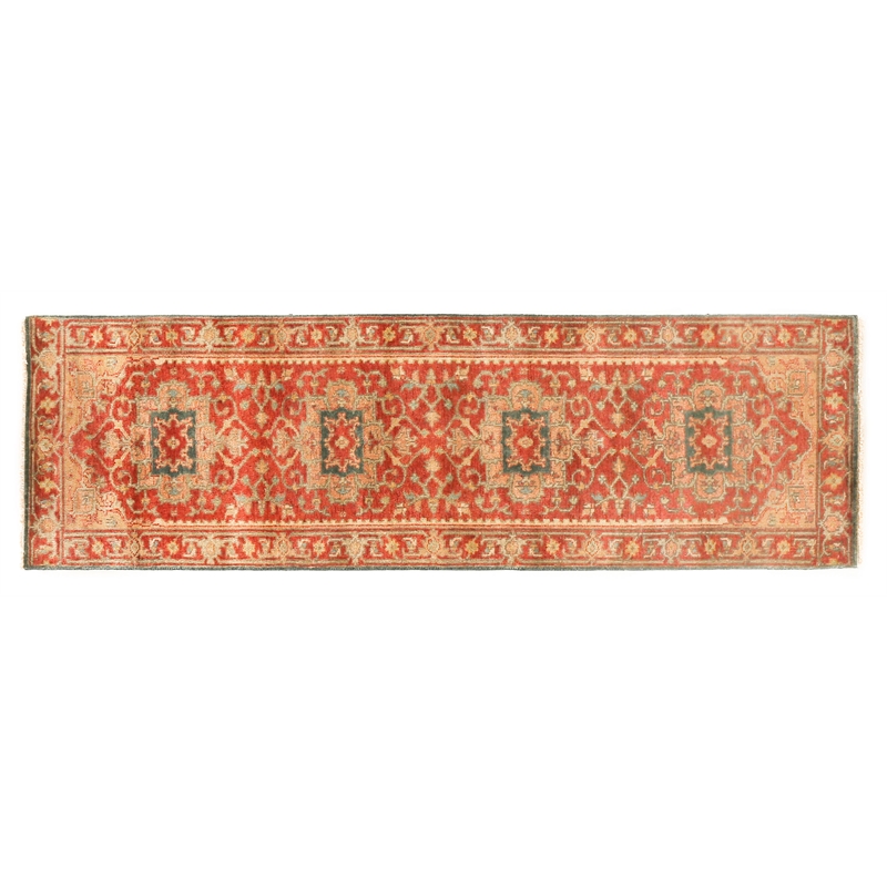 Antique Weave Serapi Hand-Knotted New Zealand Wool Red 14'x18' Area Rug