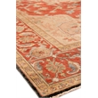Antique Weave Serapi Hand-Knotted New Zealand Wool Red 9'x12' Area Rug