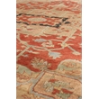 Antique Weave Serapi Hand-Knotted New Zealand Wool Red 9'x12' Area Rug