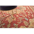 Antique Weave Serapi Hand-Knotted New Zealand Wool Red 9'x12' Area Rug