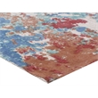 Antolini Handloomed Bamboo Silk Red/Multi 8'x10' Area Rug