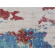 Antolini Handloomed Bamboo Silk Red/Multi 8'x10' Area Rug