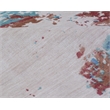 Antolini Handloomed Bamboo Silk Red/Multi 8'x10' Area Rug