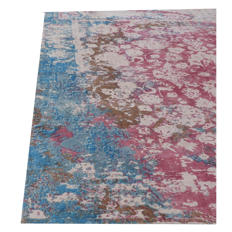 Antolini Handloomed Bamboo Silk Beige 8'x10' Area Rug