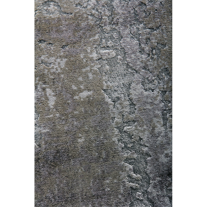 Antolini Handloomed Bamboo Silk Silver/Multi 8'x10' Area Rug
