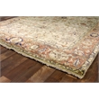 Antique Weave Serapi Hand-Knotted New Zealand Wool Ivory/Rust 15'x19'6