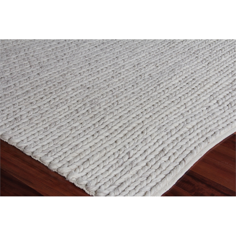 Arlow Flatweave Polyester/Cotton Light Brown 8'x10' Area Rug