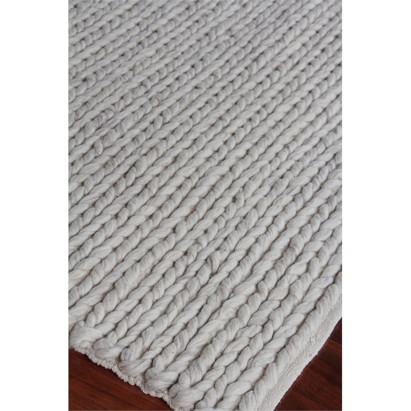 Arlow Flatweave Polyester/Cotton Light Brown 8'x10' Area Rug