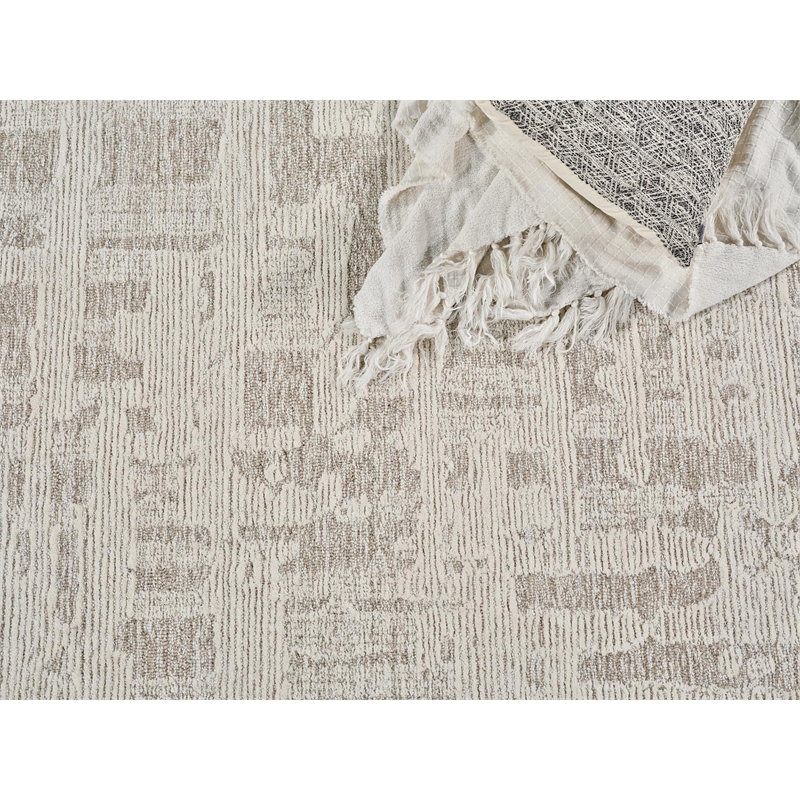 Aspen Hand-Tufted New Zealand Wool Natural Beige/Ivory 10'x14' Area Rug