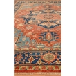 Antique Weave Serapi Hand-Knotted New Zealand Wool Red/Blue 10'x14' Area Rug