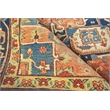 Antique Weave Serapi Hand-Knotted New Zealand Wool Red/Blue 12'x15' Area Rug