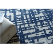 Aspen Hand-Tufted New Zealand Wool Navy/Natural Gray 6'x9' Area Rug