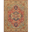 Antique Weave Serapi Hand-Knotted New Zealand Wool Red/Ivory 12'x15' Area Rug