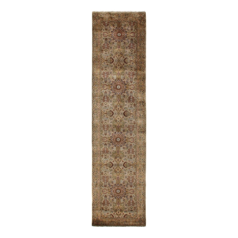 Antique Weave Sultanabad Hand-Knotted Wool Ivory/Gold 2'6
