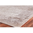 Antique'D Silk Hand-Knotted Bamboo Silk Beige 6'x9' Area Rug