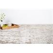 Antique'D Silk Hand-Knotted Bamboo Silk Beige 6'x9' Area Rug