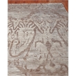Antique'D Silk Hand-Knotted Bamboo Silk Beige 14'x18' Area Rug
