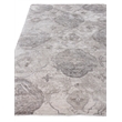Antique'D Silk Hand-Knotted Bamboo Silk Beige/Ivory 6'x9' Area Rug