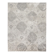 Antique'D Silk Hand-Knotted Bamboo Silk Beige/Ivory 6'x9' Area Rug