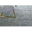 Antique'D Silk Hand-Knotted Bamboo Silk Aqua 8'x10' Area Rug