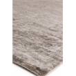 Antique'D Silk Hand-Knotted Bamboo Silk Silver 8'x10' Area Rug