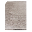 Antique'D Silk Hand-Knotted Bamboo Silk Silver 9'x12' Area Rug